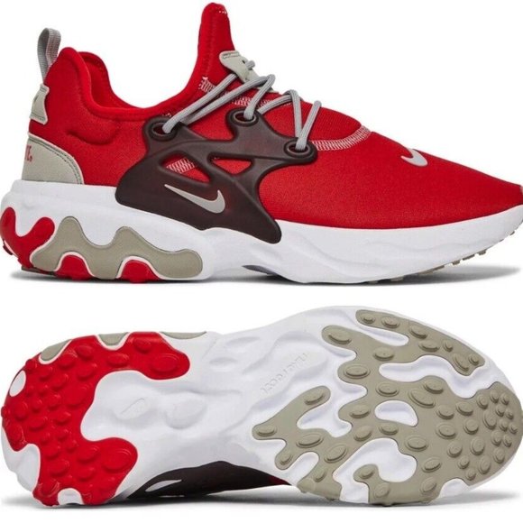 Nike Other - NIKE REACT PRESTO OHIO STATE BUCKEYES RUNNING SHOES DB3413-600 OSU MENS FB NEW